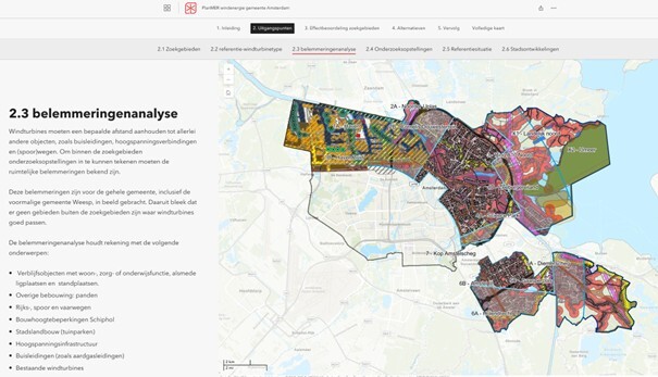 Kaart belemmeringenanalyse - Amsterdam